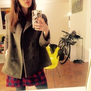 Marc by Marc Jacobs alpaca/wool Peacoat, size S