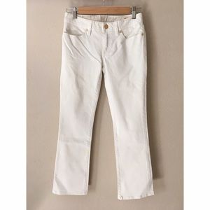 TORY BURCH White Cropped Jeans size 24
