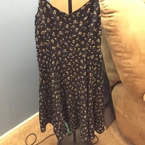 Blue dress white and yellow flowers. Never worn.