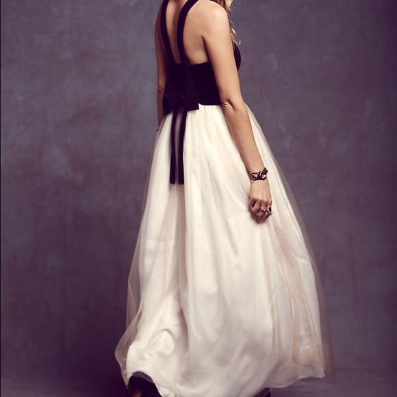 Free People Velvet Bodice Prom Dress
