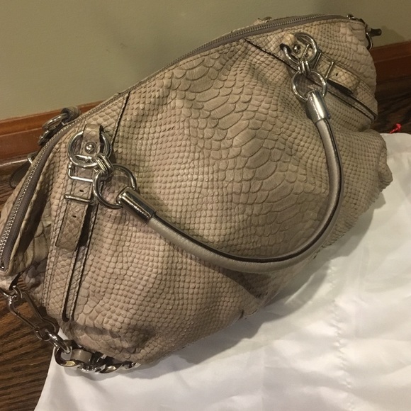 Coach snake skin bag - Picture 3 of 4