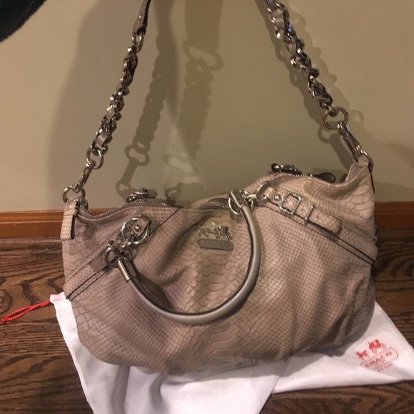 Coach snake skin bag - Picture 4 of 4