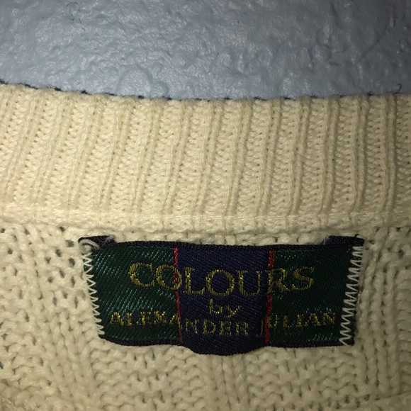 Colours by Alexander Julian Cable Knitted Sweater - Picture 2 of 4
