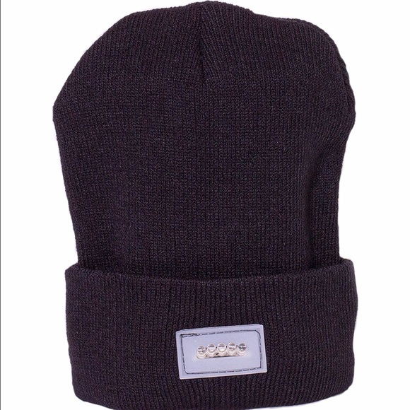 LED Black Beanie headlamp