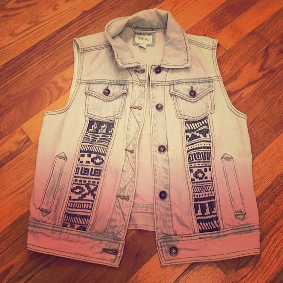 Forever 21 denim vest