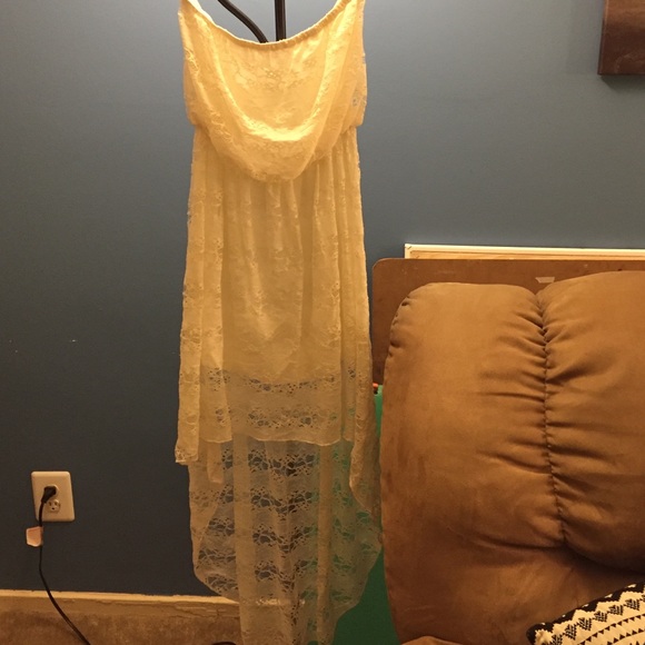 White cream lace. M. Color 2nd picture. Never worn