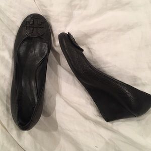 Tory Burch leather wedge heels