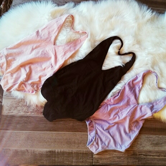 American apparel halter bodysuit bundle (3)