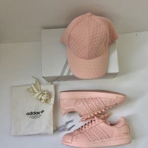 Pastel Pink adidas superstar