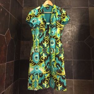 Etcetera👗 Teal, Green, Black Size 10/12 EUC!