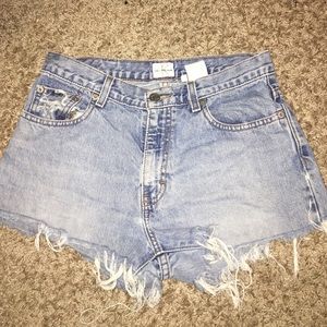 Calvin Klein cut off shorts