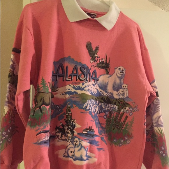 Quirky Vintage Alaska Sweater