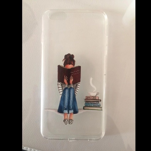 READING GIRL IPHONE 6,7 & 8 PLUS CASE - Picture 2 of 2