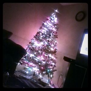 Fully Decorated Christmas Tree (fake)