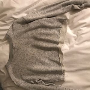 Brandy Melville grey cropped sweater
