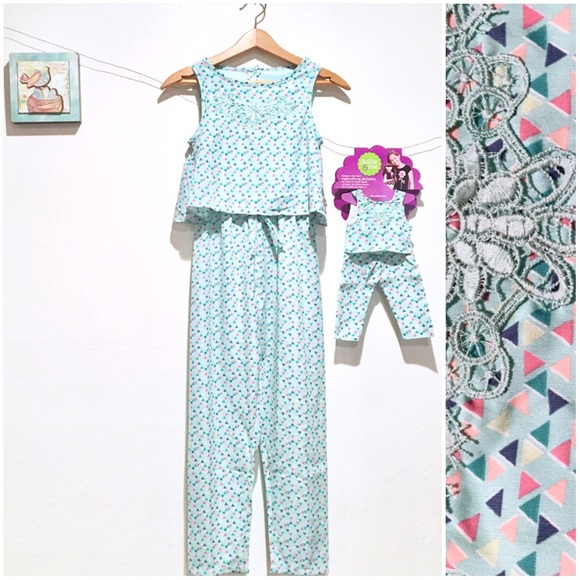 Dollie & Me Romper/Jumpsuit and Doll Outfit