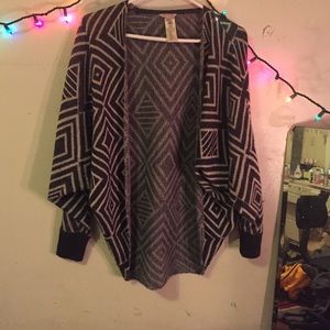 Cute tribal print pullover cardigan forever 21