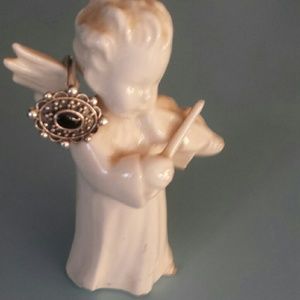 Vintage Sterling Silver/Black Onyx Ring