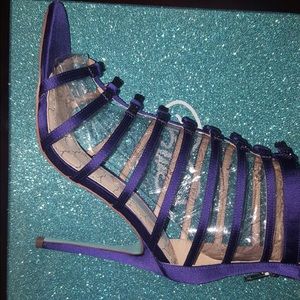 Betsy Johnson blue label purple heels