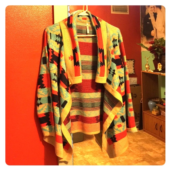 NWOT Kate Collection Aztec Cardigan, Women's Small