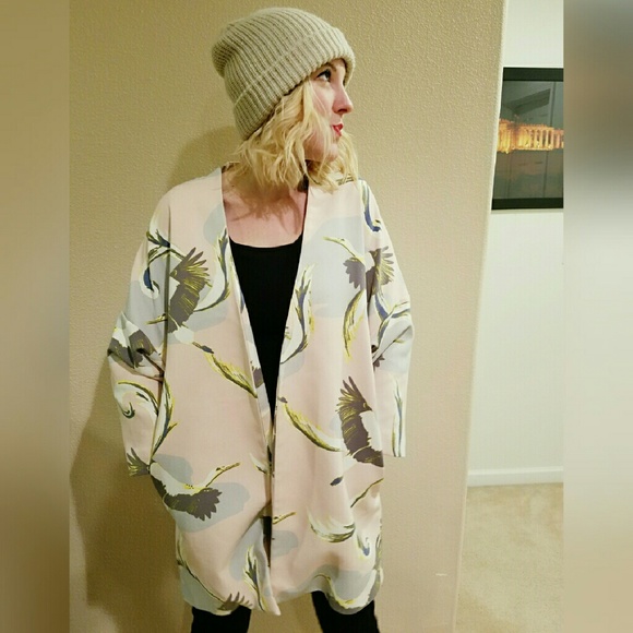 H&M Jackets & Blazers - Amazing, bird coat!!