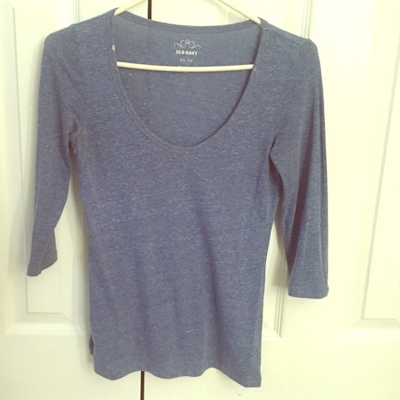 Old navy 3/4 sleeve heathered top. Sz XS