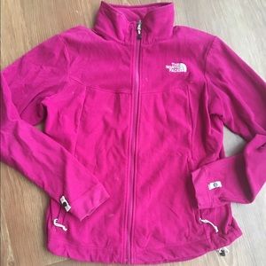 Pink North Face fleece