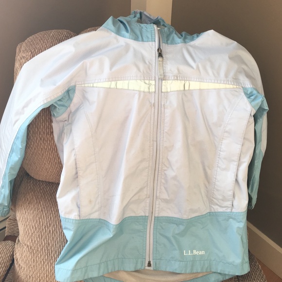 LL Bean girls raincoat