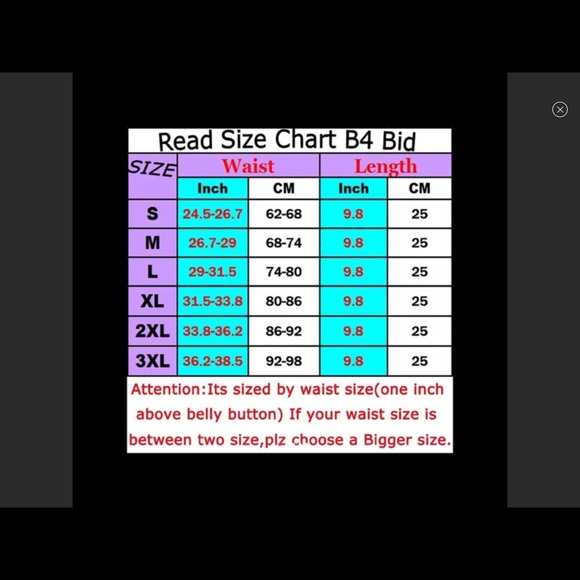 (Size L ) waist trainer/4 bones - Picture 4 of 4