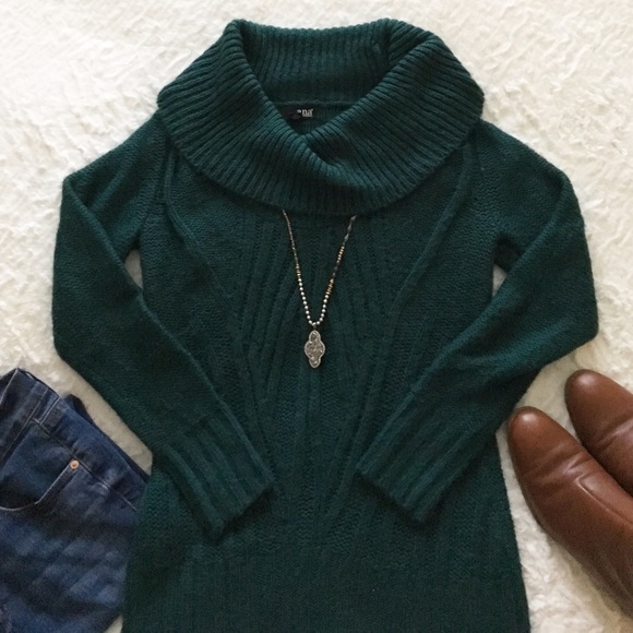 a.n.a Sweaters - Green cowl neck sweater