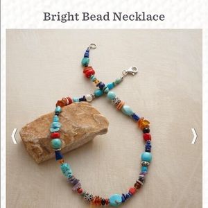 Sundance bright beaded necklace