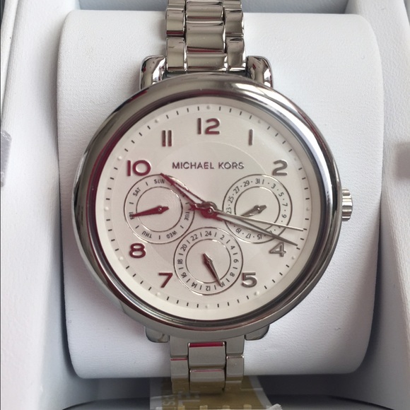 Michael Kors - Kohen Silver Tone Watch