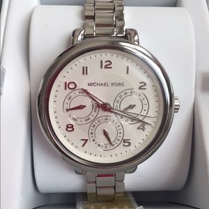 Michael Kors - Kohen Silver Tone Watch