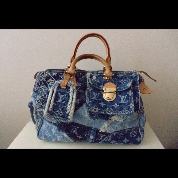 Denim LV bag