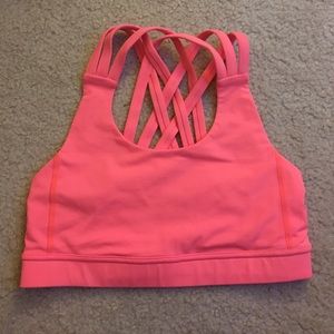Coral Lululemon Sports Bra