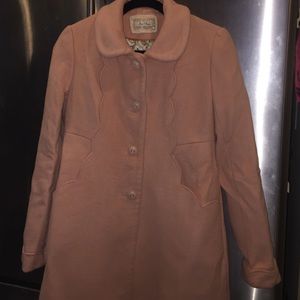 "Five plus" pink peacoat