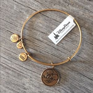 Brand New Alex and Ani Gold Mickey Bracelet