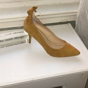 Suede heels NWT size 8