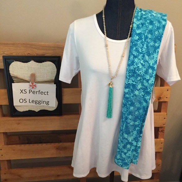 Lularoe OS leggings blue