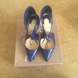 Christian louboutin royal blue heels