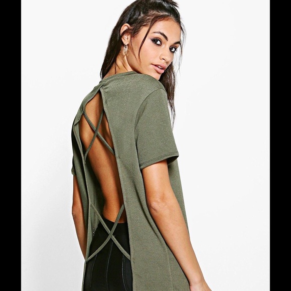 Strapped back shirt