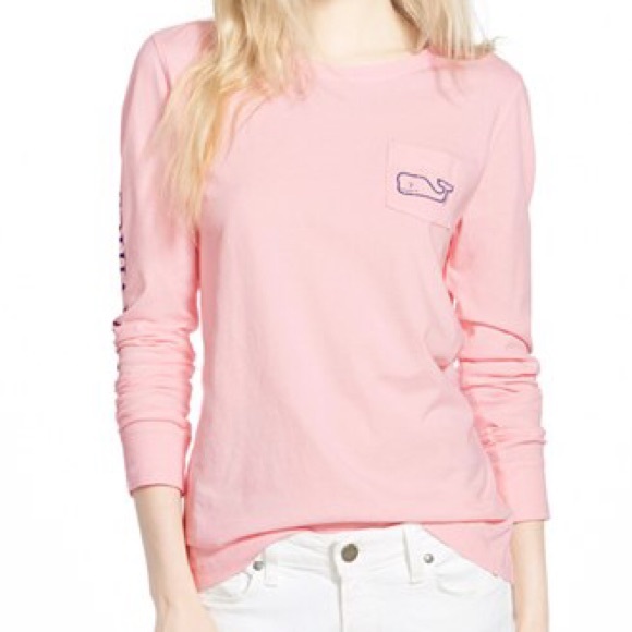 NWT Vineyard Vines Long sleeve in Flamingo