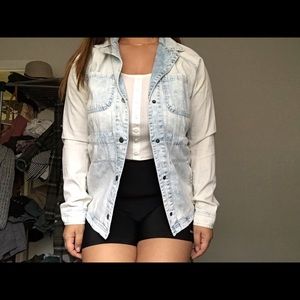 RVCA denim waist elastic jacket