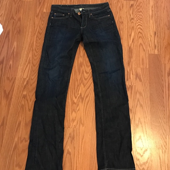 Banana republic dark wash jeans.