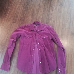Ralph Lauren corduroy button up shirt