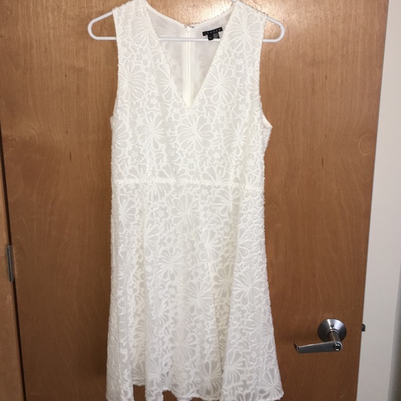 Theory white sun dress