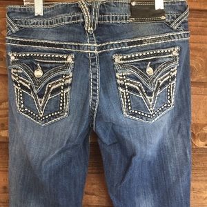 VIGOSS Jeans, low rise boot cut.