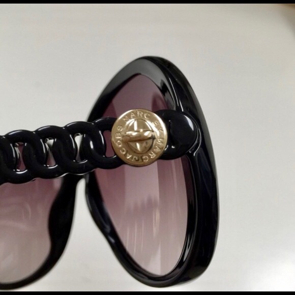 Authentic Marc by Marc Jacobs Black Sunnies w/Dior - Picture 3 of 4