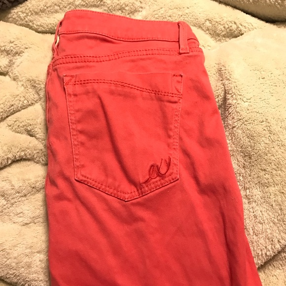 Pretty orange colored jeans