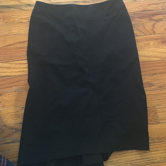 BCBG professional pencil skirt with ruffle